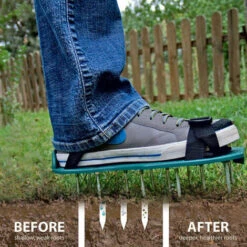 Grass Spiked Gardening Walking Revitalizing Lawn Aerator Sandals Nail Shoes Tool Nail Cultivator Yard Garden Tool 11 Grass Spiked Gardening Walking Revitalizing Lawn Aerator Sandals Nail Shoes Tool Nail Cultivator Yard Garden Tool -Garden Care 94387312 5