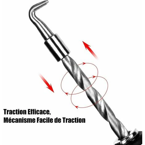 2 Pcs Fil Twister Crochet Pour Barres D&39Armature Semi-Automatique, Béton En Métal Torsions Clôture Cerclage Outils Pour Réduire La Fatigue Des Mains - Crochet Courbé Et Droit 6 2 Pcs Fil Twister Crochet Pour Barres D&39Armature Semi-Automatique, Béton En Métal Torsions Clôture Cerclage Outils Pour Réduire La Fatigue Des Mains - Crochet Courbé Et Droit - Image 4