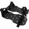 Pair Lawn Shoes Aerator Garden Grass Lawn Pointed Spiked Sandals Strap Maintenance Garden Tools Black