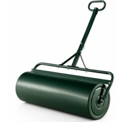 113L Metal Garden Lawn Roller Water Sand Filled Drum Grass Roller Tow Behind