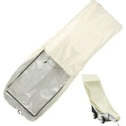 Push Mower Cover, Waterproof Lawn Mower Dust Cover Lawn Mower Cover For Yard Mower For Outdoor Lawn(Khaki) -Garden Care 95729656 5