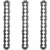 133Mm Mini Portable 65 Mn Chainsaw Chain 28E-Chain Link 14T Electric Saw Replacement Accessory For Wood Cutting, 3Pcs