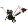 Garden Wood Chipper Lumag HC1000EW 196cc 100mm Capacity
