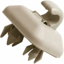 LITZEE 2 Pieces Log Hook And Clamp Interior Sun Visor Clip, MoreChioce 8U0857562A Plastic Sun Visor Hanger Hook Fits A1 A3 A4L A5 A6L A7 Q3 Q5 Q7 TT 8E0857563A,Beige -Garden Care 96304740 2