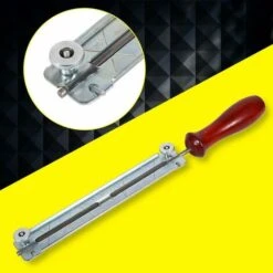 LITZEE Chainsaw Sharpener Chainsaw Filing Kit, Chainsaw Chainsaw And Sharpening Kits With 4.0mm/4.8mm/5.5mm Wood Stand Tool For Sharpening Chainsaw Blades(4.8MM) -Garden Care 96306987 3