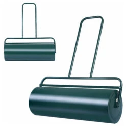 16-Gallon Lawn Roller Steel Lawn Rolling Machine With Roller Drum