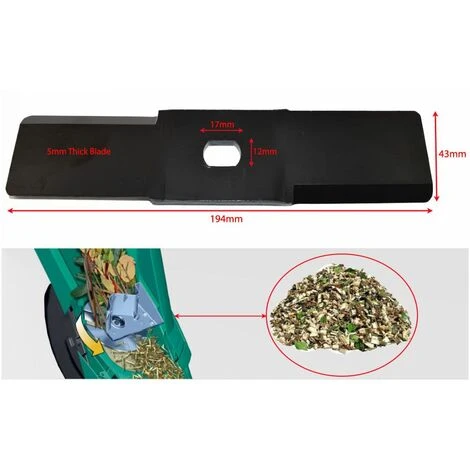 Bosch Garden Shredder Blade For AXT 180, 200, 2000, 2200 Rapid Shredders 4 Bosch Garden Shredder Blade For AXT 180, 200, 2000, 2200 Rapid Shredders - Image 2