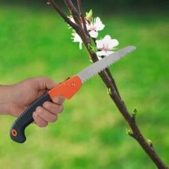 Outdoor Hand Saw, Folding Saw For Camping, Survival, Hiking, Tree Trimming, Pruning Non-Slip Pruning Saw For Cutting Wood, Bone, Branches -Garden Care 97103947 4