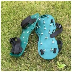 Ripper Shoes, Garden Mile Garden Lawn Aerator Shoes Manual Lawn Aerator With 13 2.25" X 5.25" Nails And Fasteners Pair Of Universal Lawn Aerator Sandals