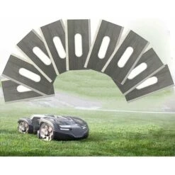 30 Pack Grass Blades For Husqvarna With Double Sharp Stainless Steel Blade 36.518.50.65mm, -Garden Care 97814160 4