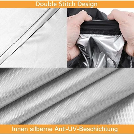 210D Polyester Waterproof Dustproof Lawn Mower Cover With Drawstring And Storage Bag (193 X 64 X 112cm) 7 210D Polyester Waterproof Dustproof Lawn Mower Cover With Drawstring And Storage Bag (193 X 64 X 112cm) - Image 5