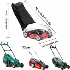 Lawnmower Protective Cover, 193 X 112 X 64 Cm, Protective Cover With Drawstring And Storage Bag -Garden Care 98089622 3