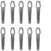 10 Pcs Metal Edger Blades, Universal Lawn Mower Blade, Replacement Grass Strimmer Blades
