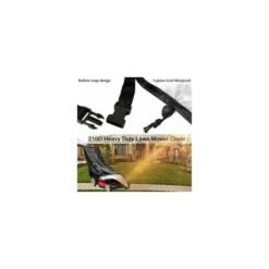 210D Polyester Mower Lawn Mower Cover With Drawstring And Storage Bag (193 X 64 X 112cm) -Garden Care 98663845 5