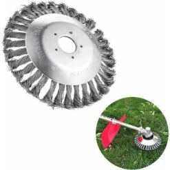 Brush Cutter Head, 6" Weed Brush, Brush Cutter, Rotary Brush, Weed Brush Head, Lawn Mower Accessories