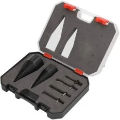 Wood Splitter Drill Bit, Wood Splitter Drill Bit Heavy Duty Drill Screw Cone Driver Screw Removable Firewood Log Splitter Drill Bit, Log Splitters