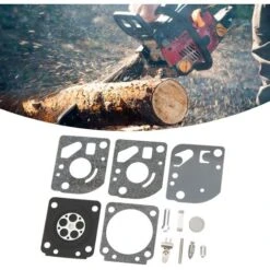 Carburetor Rebuild Kit, Chainsaw Gasket Assembly Repair Kit Compatible With Zama HB 180 BP 25 RB 20 St155 St175 St285 St385 Carb -Garden Care 98857693 5