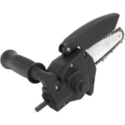 Electric Drill To Chainsaw Converter, Portable Saw Adapter Transfer Kit With Chain And Handle Conversion Modification Accessories For Pruning Trees Wood Cutting