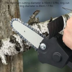 Electric Drill To Chainsaw Converter, Portable Saw Adapter Transfer Kit With Chain And Handle Conversion Modification Accessories For Pruning Trees Wood Cutting -Garden Care 98858640 3