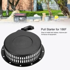 Pull Starter Iron And Plastic Pull Starter Assembly Replacement For 186F Engine Generator Accessory Spare Parts -Garden Care 98859558 4
