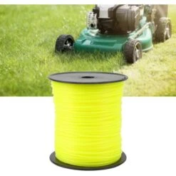 3.0MM Yellow Round Lawn Mower Cord, Trimmer Line Heavy Duty Trimmer Line Nylon Weed Trimmer Line Heavy Duty Strimmer For Husqvarna Lawn Mower(1) -Garden Care 98859565 3