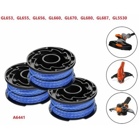 Black & Decker Brushcutter Spool & Line & Cap Cover For GL650 GL660 GL670 GL315 GL655 GL656 6 Black & Decker Brushcutter Spool & Line & Cap Cover For GL650 GL660 GL670 GL315 GL655 GL656 - Image 4