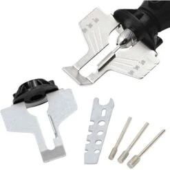 Chainsaw Sharpening Attachment High Speed Steel Chain Saw Rotary Sharpener Tool Set Kit Black -Garden Care 99008283 2