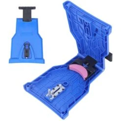 Chainsaw Sharpener ABS Portable Fast Chain Sharpening Tool For Woodworking GrindingBlue -Garden Care 99008338 4